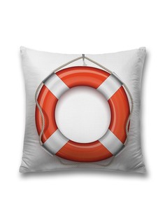 Наволочка JoyArty декоративная "Морская необходимость" на молнии, 45x45 см