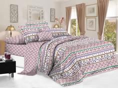 Постельное белье "LUXOR" из поплина, 62 (80м) А/В, Размер: 2.0 евро простыня Бояртекс