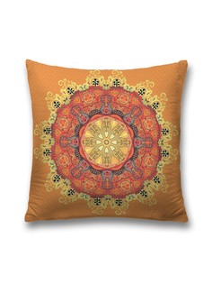 Наволочка JoyArty декоративная "Огненные цветки" на молнии, 45x45 см