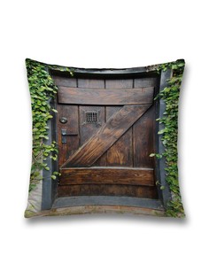 Наволочка JoyArty декоративная "Дверь в секретное сообщество" на молнии, 45x45 см