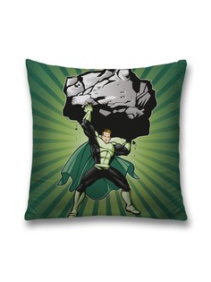 Наволочка JoyArty декоративная "Сила супермена" на молнии, 45x45 см