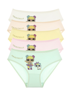 Комплект трусов для девочек URM кукла LOL D00516 размер 98/104