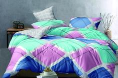 Постельное белье "LUXOR" из поплина, 23842 А/В, Размер: 2.0 евро простыня Бояртекс