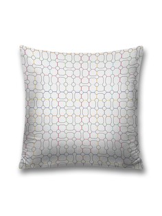 Наволочка JoyArty декоративная "Форменные соединения" на молнии, 45x45 см