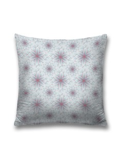 Наволочка JoyArty декоративная "Заледеневшие цветы" на молнии, 45x45 см