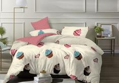 Постельное белье "LUXOR" из поплина, 3730 CY A/B, Размер: 2.0 евро простыня Бояртекс