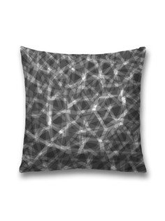 Наволочка JoyArty декоративная "Полосатый туман" на молнии, 45x45 см