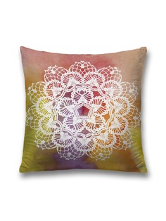 Наволочка JoyArty декоративная "Радужное кружево" на молнии, 45x45 см