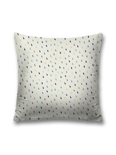 Наволочка JoyArty декоративная "Краски дождя" на молнии, 45x45 см