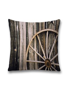 Наволочка JoyArty декоративная "Колесо телеги" на молнии, 45x45 см