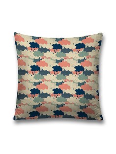 Наволочка JoyArty декоративная "Странные облака" на молнии, 45x45 см