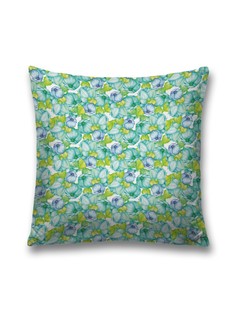 Наволочка JoyArty декоративная "Потерянный в цветах" на молнии, 45x45 см