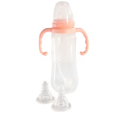 Детская бутылочка для кормления Morning Sun в комплекте с соской( розовый) BTLK-06