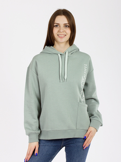 Худи женское DAIROS GD69301088 зеленое M