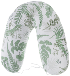 Подушка для беременных Amarobaby Exclusive Soft Collection Папоротники, 170х25 см