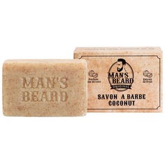 Мыло эксфолиант для ухода за бородой MANS BEARD с Козьим молоком и Кокосом 100 г