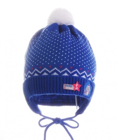 Шапка детская Чудо-кроха цв.синий ,р.46-48