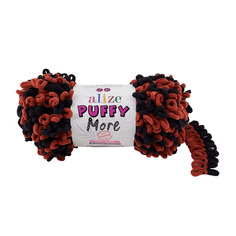 Пряжа Alize Puffy More 150г 11,5м (100% микрополиэстер) (6262)