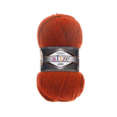 Пряжа ALIZE SUPERLANA MIDI 100гр. 170м (25% Шерсть - 75% Aкрил) (36 терракот)