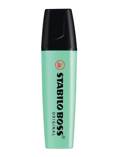 Маркер-текстовыделитель STABILO BOSS ORIGINAL Pastel, пастельные цвета 1 шт мятный