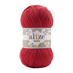 Пряжа ALIZEBella 100 100гр. 360м.(100% хлопок) (56 красный)