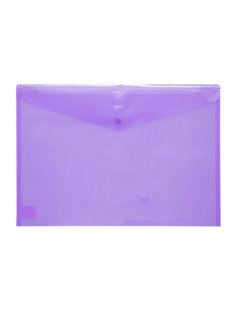 Папка-конверт на кнопке А3 COMIX BLAZE, фиолетовая