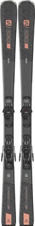 Горные лыжи Salomon E S/Force W 5 + M10 GW Black L80 2021, black, 160 см