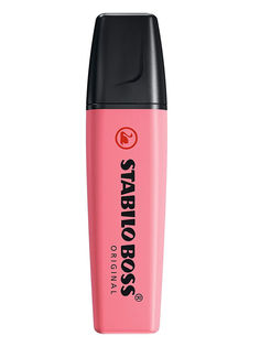 Маркер-текстовыделитель STABILO BOSS ORIGINAL Pastel, пастельные цвета 1 шт вишневый