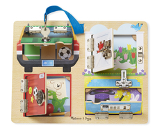 Бизиборд Melissa & Doug Доска с замочками