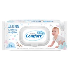 Влажные салфетки Smart Baby Comfort детские, 54 шт.