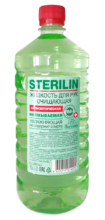 Антисептик для рук с экстрактом зеленого чая и ромашки аптечной, 1000 мл Sterilin