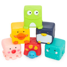 Игровой набор для ванной Игруша Друзья зеленый/желтый/красный