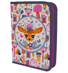 Пенал Seventeen Kids, цвет: фиолетовый/розовый