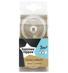 Соска Tommee Tippee Closer to nature средний поток, с 3 мес