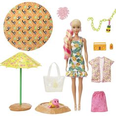 Набор игровой с куклой Barbie Сюрприз из серии Ананас