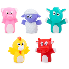 Игровой набор для ванной Игруша Друзья желтый/красный