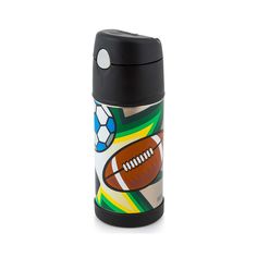 Термос Thermos F4015AS Stainless Steel, 350, стальной с рисунком