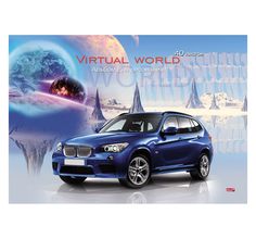 Альбом для рисования А4 40л Profit Авто и галактика