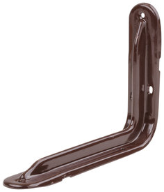 Уголок-кронштейн усиленный коричневый 140х200 мм (1,0 мм) FIT 65963 F.It