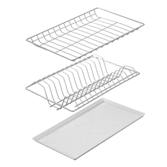 Посудосушитель 365 мм (в кухонный шкаф длиной 400 мм) c поддоном, Big House