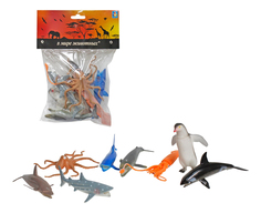 В мире животных морск.животные 8шт.в пак.с хедером 1 Toy