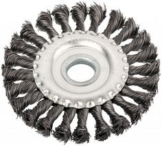 Кордщетка MOS плоская 125мм для УШМ витая (38930М)