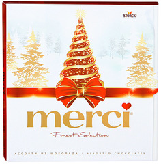 Набор шоколадных конфет Merci Ассорти 8 видов 200г ..,Merci