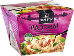 Sen Soy рисовая лапша под соусом Pad Thai,коробка 125гр