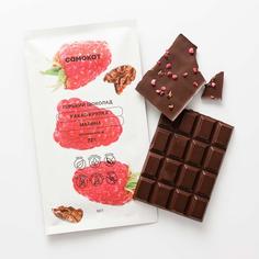 Шоколад Самокат горький; какао-крупка; малина; 72%; 50 г