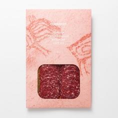 Колбаса сырокопченая Самокат | Валенсия; полусухая; в нарезке; 100 г