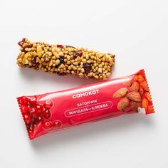 Батончик Самокат миндаль-клюква; 35 г