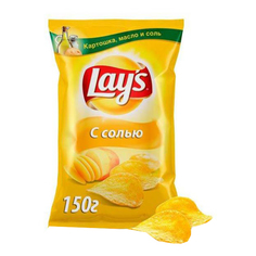Чипсы Lays картофельные С солью 150 г