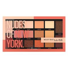 Палетка теней Maybelline New York Оттенки Нью-Йорка, 16 оттенков, 1 шт.