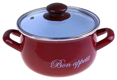 Кастрюля Interos 2234 2,1л Бордо Интерос